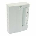 Swe-Tech 3C 6-Outlet Swivel Wall Tap with 300J Surge protector FWT50W1-30107